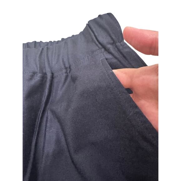 Max Mara Weekend Women's Hateley Soft Wool Flannel Pull-on Trousers Navy, size 2 - Picture 6 of 10